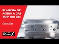 Vídeo: Plancha Industrial de Acero a Gas 100 cm Top Sobremesa ®Romux