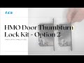 HMO Door Thumbturn Lock Kit - Option 2 - LKS lockandkeyshop.co.uk