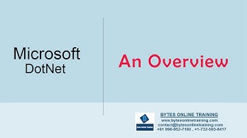 Demo on DOT NET | Dot NET Tutorials | Bytes Online Training