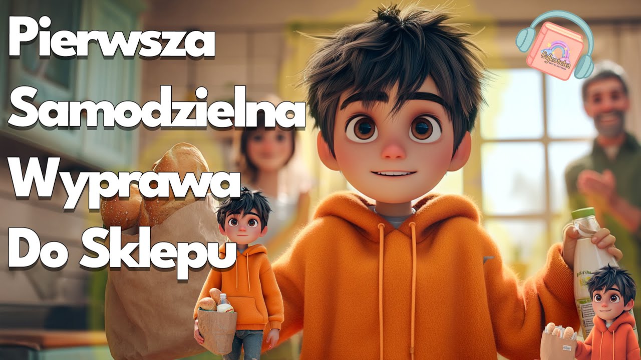 Pierwsza Samodzielna Wyprawa Do Sklepu 🛍️🛒  Bajka Audiobook Dla Dzieci do Słuchania 🛍️🛒