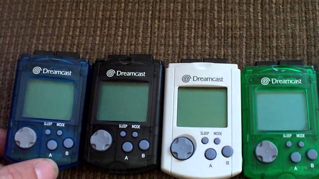 Quick Looks 1 Dreamcast Memory Cards & VMU YouTube