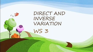 DAV/MATHS/VIII/Ch-4/Direct and Inverse Variation/WS 3/Q 5,6,7