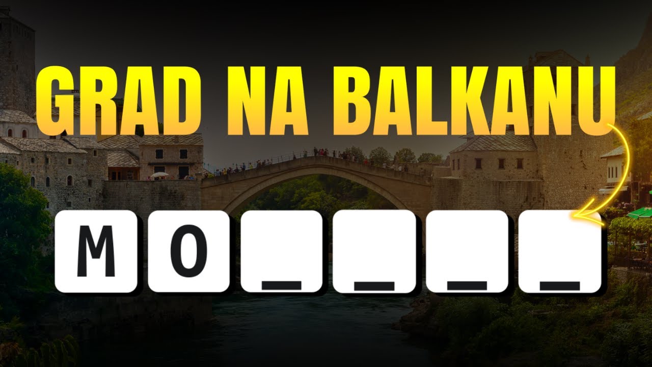 Pogodi GRAD na BALKANU na osnovu prva 2 SLOVA! 🌍 | Izazov za prave znalce! 🔤