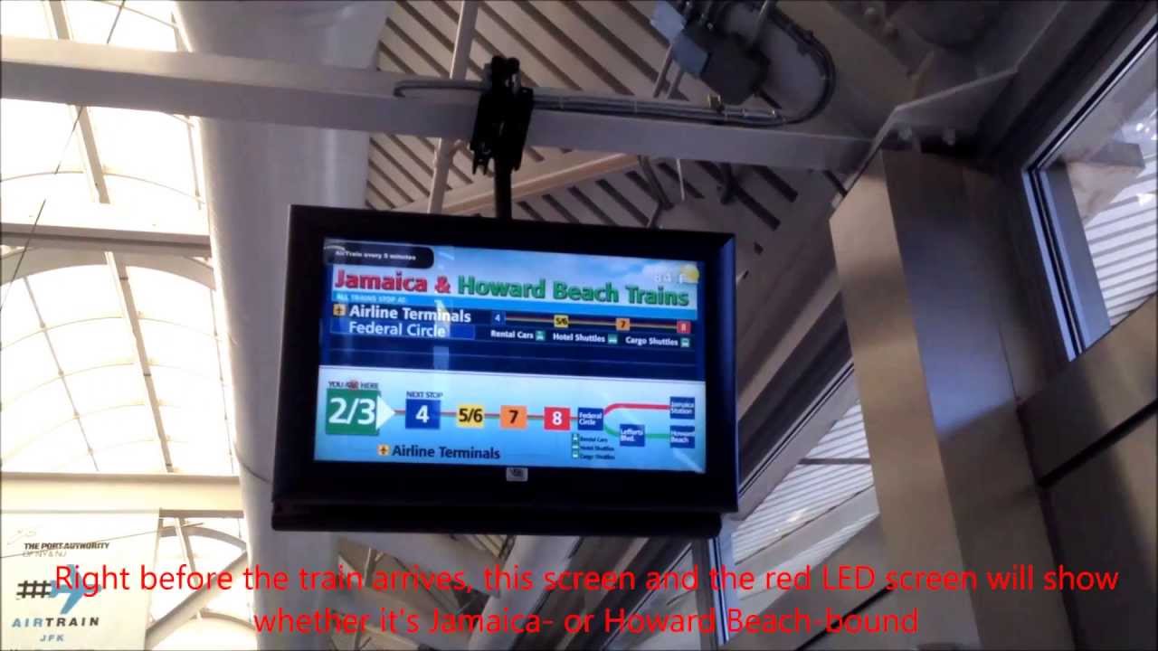 Airtrain Station at New York City JFK Airport Terminal 2 YouTube