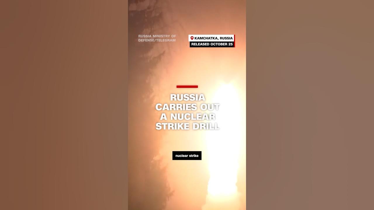 Russia carries out a nuclear strike drill #cnn #news #russia #nuclear