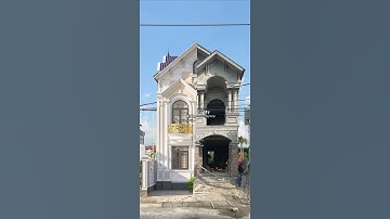 Hoàn thiện  biệt thự tân cổ điển 2 tầng mái thái mặt tiền 7m , chiều sâu 18m , diện tích 100m2