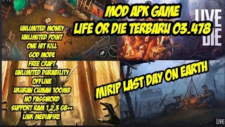 Game offline bertahan hidup dari serangan zombie,cocok buat hilangin gabut,life or die mod apk screenshot 5