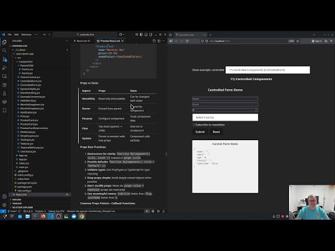 Aula 369: React (JSX - Controlled Components)