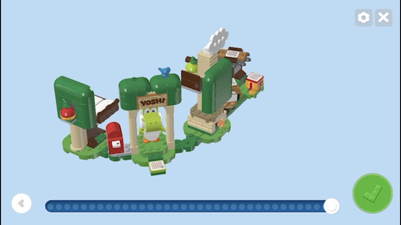 LEGO Instructions For Super Mario Yoshi's Gift House Expansion Set 71406 YouTube