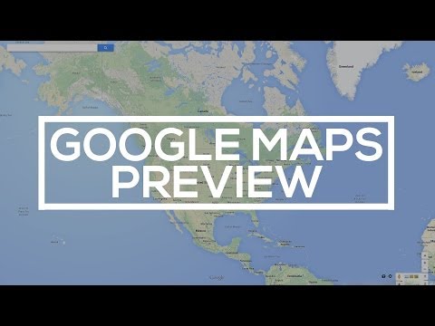 Google Maps Preview - First Look