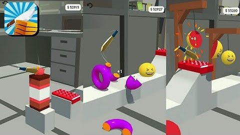 Slice It All 🔪🍎🍊- All Levels Gameplay Walkthrough (Android,ios) Level 251-252 / SIA251L-SIA252L