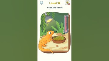 👉 DOP 3 🦎 Feed The Lizard | Level 13 Puzzle Shorts 🎮