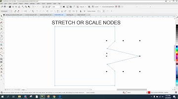 Corel Draw Tips & Tricks Nodes Stretch or Scale