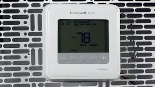 How to program schedules on the T4 Pro thermostat  Resideo