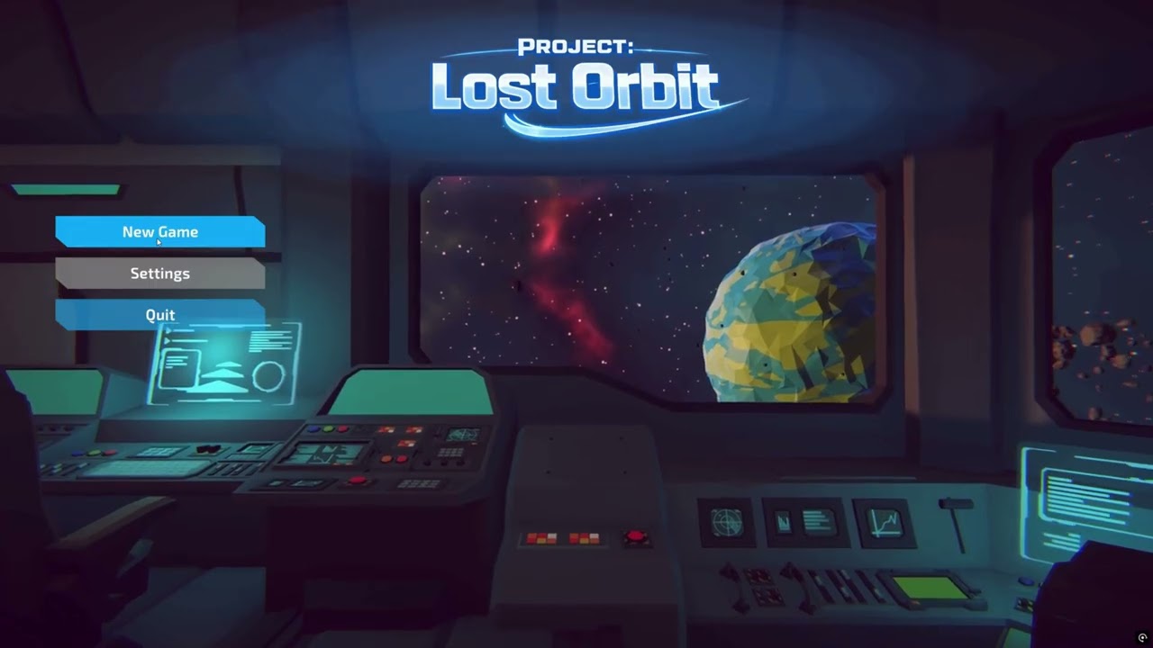First Main Menu Prototype (V1) — Project: Lost Orbit (Devlog)