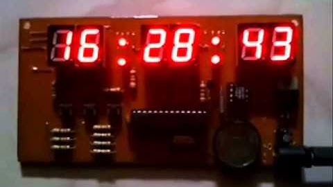 Digital Clock with Seven Segment Display