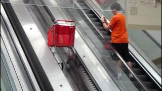 Schindler elevator and shopping cart escalators at The Atlanta Target
