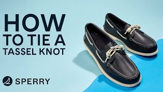 How to tie a Sperry Tassel Knot