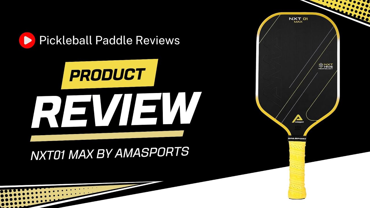 Review of the AMA Sport NXT01 Max Pickleball Paddle - YouTube
