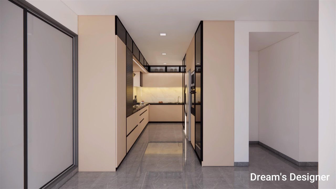 3D Kitchen walkthrough - YouTube