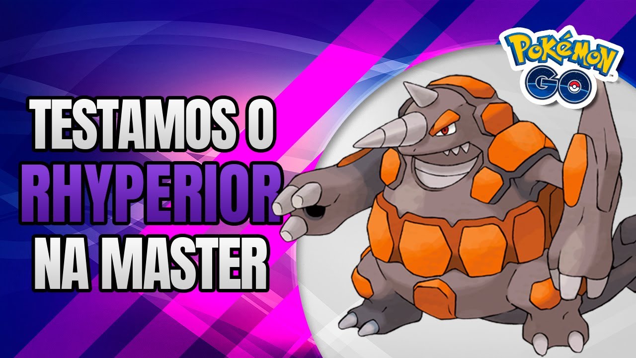 Rhyperior, testando o Monstro na Liga Mestra - GO Battle League - Pokémon GO