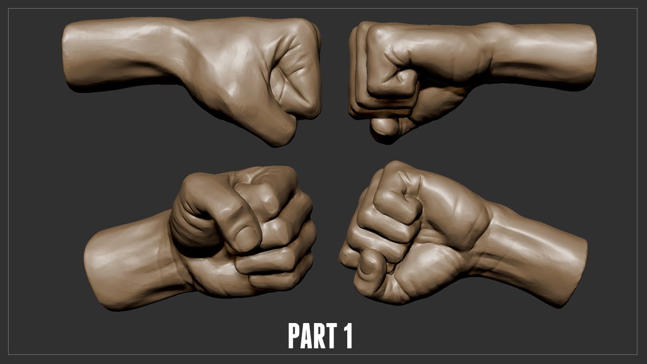 fist ztool zbrush