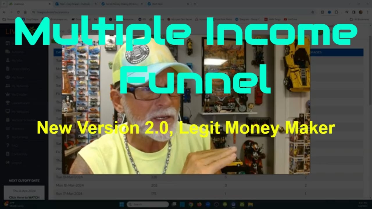 Multiple Income Funnel, New Version 2.0, Legit Money Maker! - YouTube