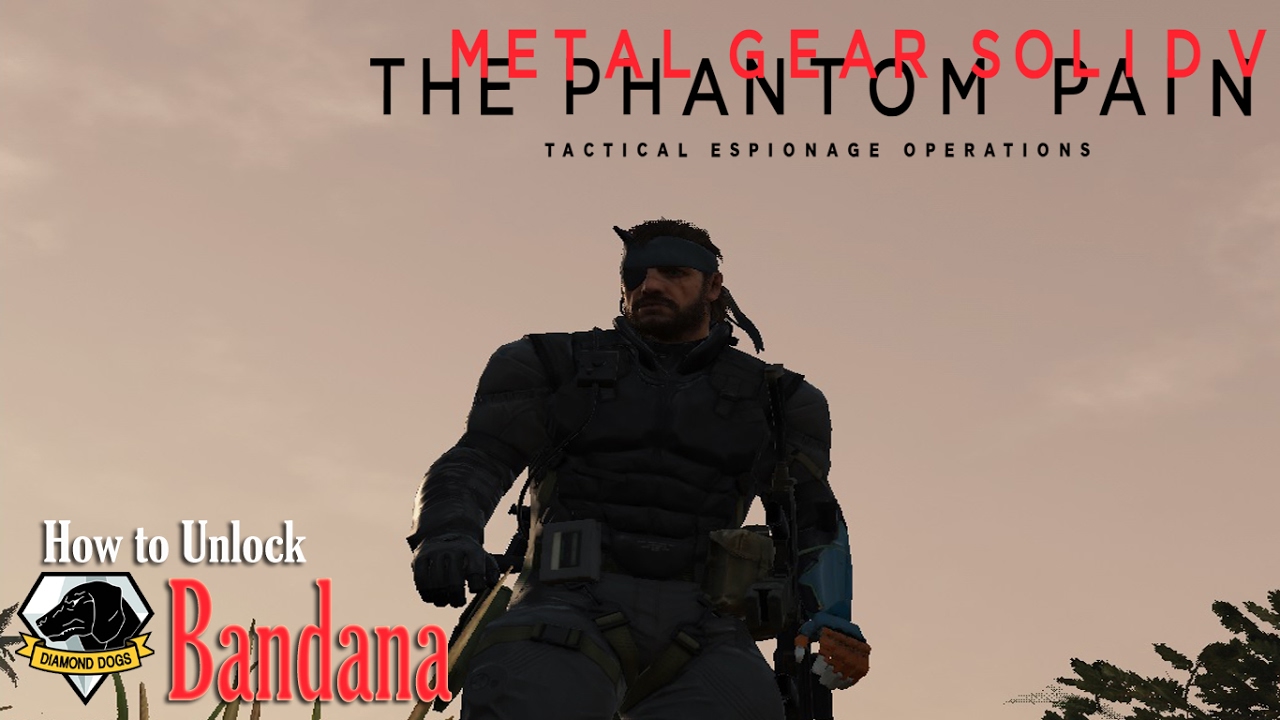 How to Unlock Bandana MGSVTPP YouTube