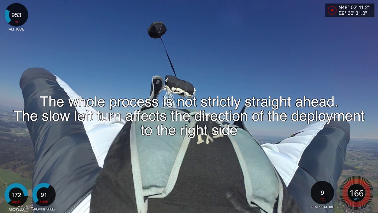 Jump 399 Squirrel Epicene and SkySnatch Highspeed-Deployment @Skydive Saulgau  04/2017