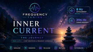 Inner Current - Meditation Music & Frequencies - 396 Hz Solfeggio Carrier Tone - 8 Hz Entrainment