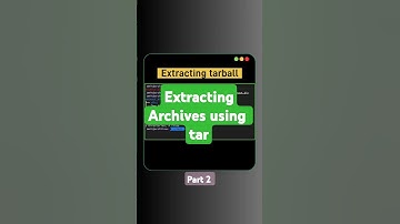 Extract files from tarball to specified directory: using tar command #SudoIt #learnlinux