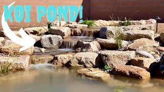 Backyard KOI Pond