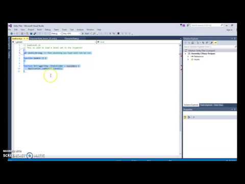 Making a Loadlevel Script In Unity