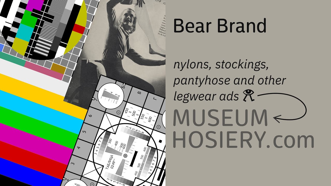 BEAR BRAND 2022.07.20 nylon stockings pantyhose tights hosiery legwear vintage magazine ad advert uk