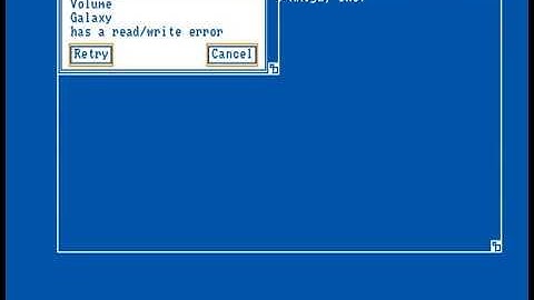 Fuck! Read/ Write Error!