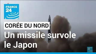 Corée du Nord : un missile survole le Japon • FRANCE 24 screenshot 5
