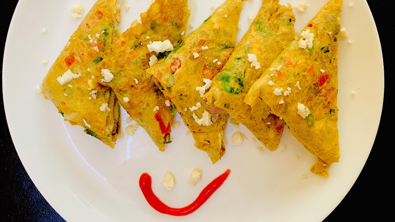 Paneer bread omelette 5 minutes breakfast or snacks YouTube