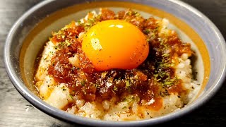 卵かけご飯（ハンバーグソースの卵かけご飯）｜料理研究家リュウジのバズレシピさんのレシピ書き起こし