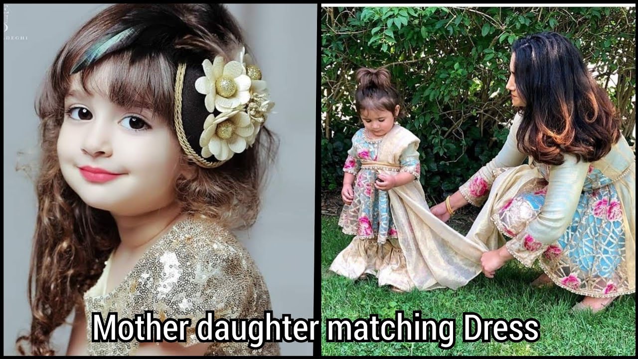 Super Stylish Mother's daughter Matching Dress NEW Designing Idea's