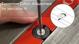 Heavy Duty Miter Slot Runners for Table Saw Sleds