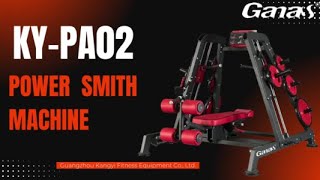 Ganas Commercial Power Smith Machine Dual System