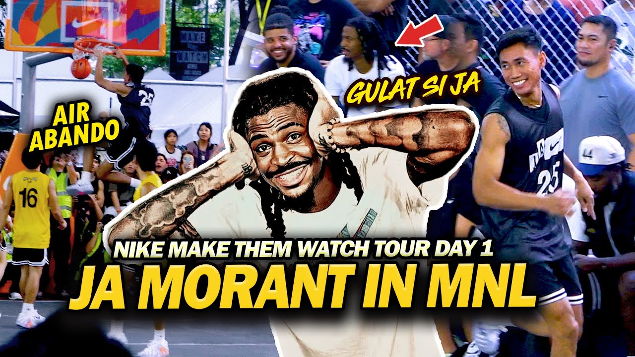 И МОРАНТ ПРИЗНАН РЕНЦОМ АБАНДОЙ! NIKE ЗАСТАВЛЯЕТ ИХ ПОСМОТРЕТЬ ТУР ПО ФИЛИППИНАМ