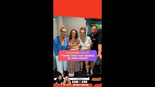 Identical twin mums that gave birth 22 mins Apart