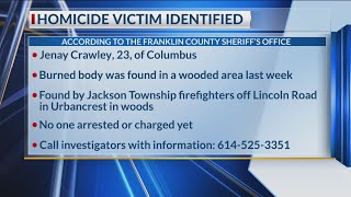 Franklin County sheriff identifies woman whose body was found burned in woods