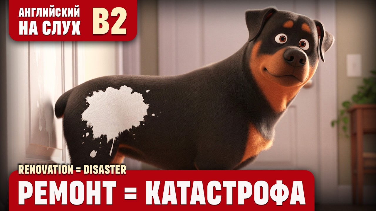Ремонт = катастрофа. Весёлый рассказ (уровень B2). Английский на слух.