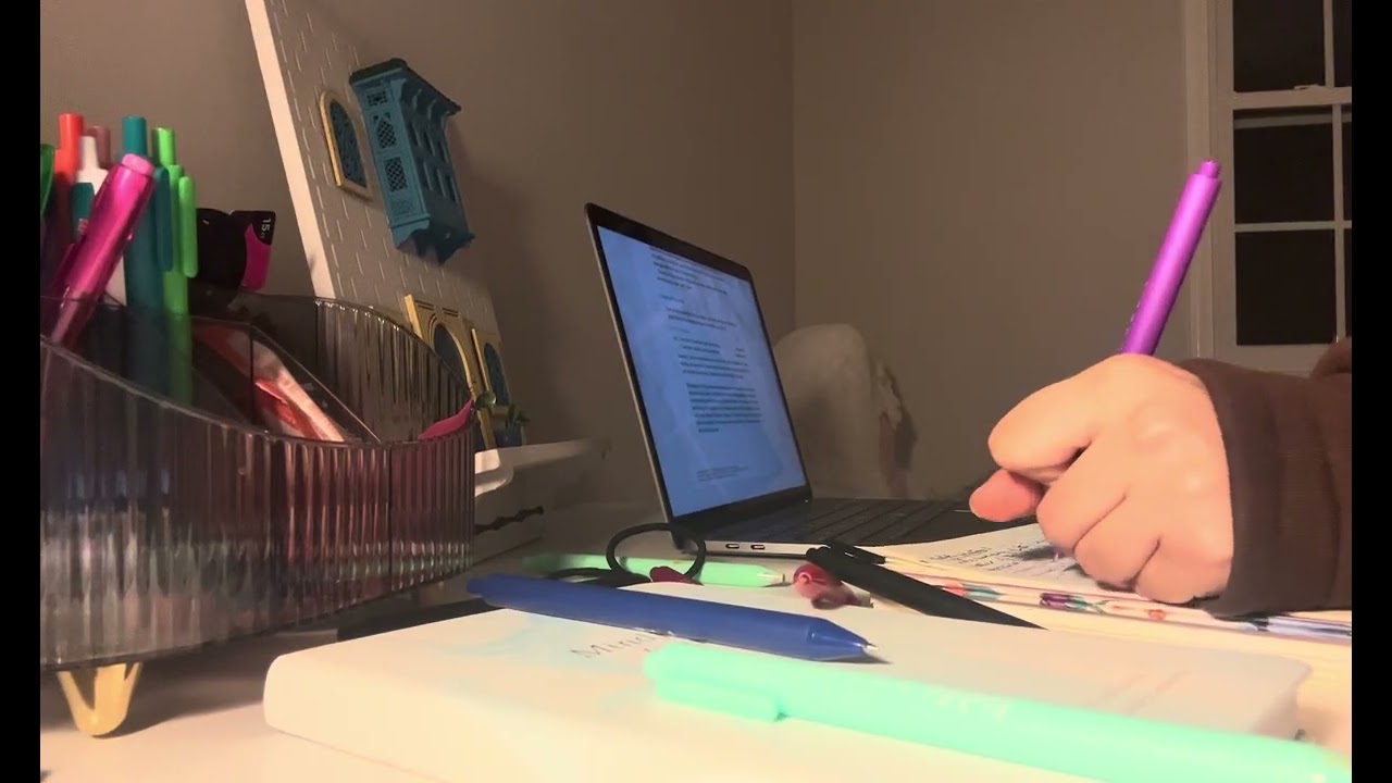 Watch me study because I focus better on camera lol 