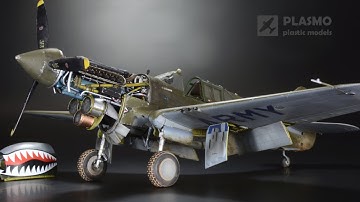 Curtiss P-40 E Warhawk - Eduard 1/48 - Aircraft Model