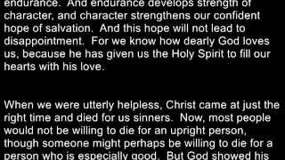 Book of Romans (NLT) - Chapter 5