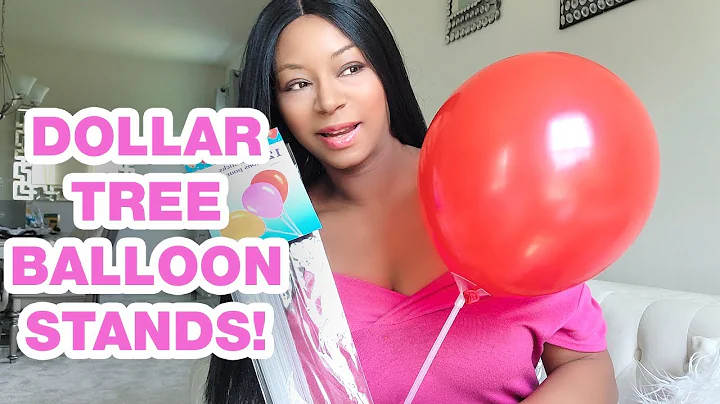 DOLLAR TREE BALLOON STANDS / DOLLAR TREE BALLOON DECORATIONS  / EASY BALLOON STAND / DIY DOLLAR TREE