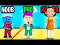 Noob vs pro vs hacker in poppy playtime squid game survival 456 but its huggy wuggy